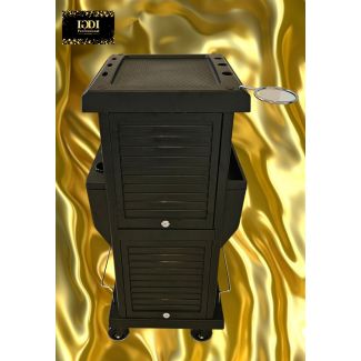 Arbetsvagn/Frisörvagn med inline hjul