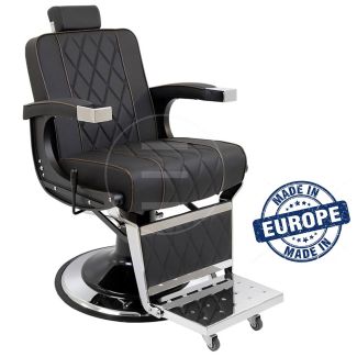 Barberarstol Svart Ares - många olika klädselval!