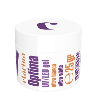 Clarissa Nails gelé UV/LED - fransk vit 25g