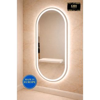 Frisörspegel Oval Lux - LED
