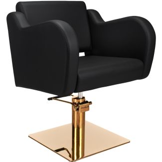 Frisörstol Holly gold kvadrat - express