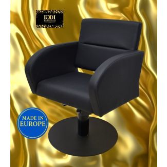 Frisörstol Milan - svart bas