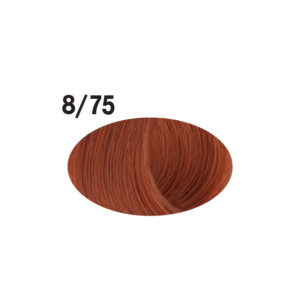 Subrina Professional färg Unique 8/75 - brun korall serie