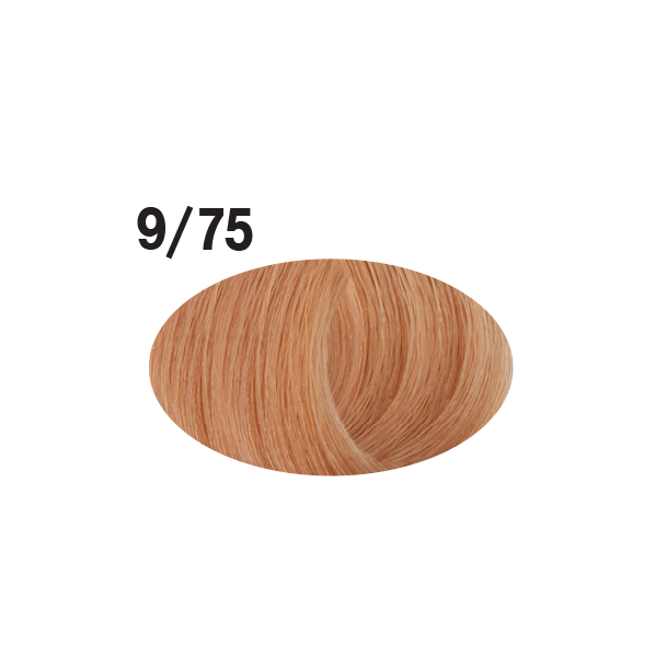 Subrina Professional färg Unique 9/75 - brun korall serie