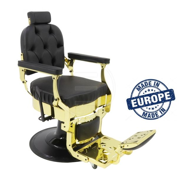 Barberarstol Robert Gold