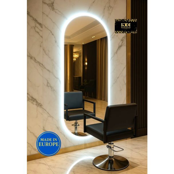 Frisörspegel Oval Ham - LED