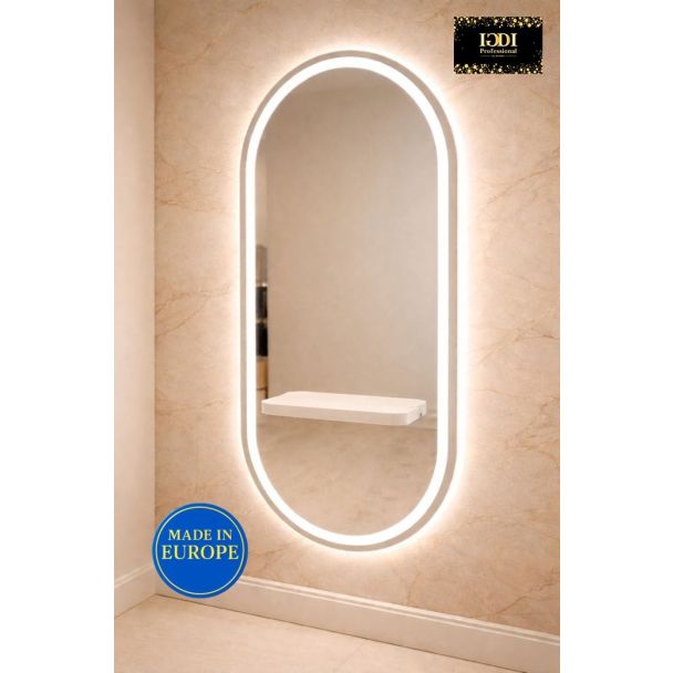 Frisörspegel Oval Lux - LED