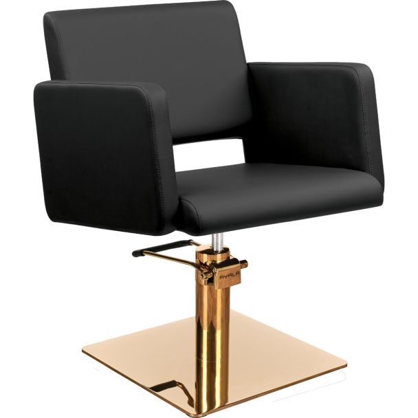 Frisörstol Lea gold kvadrat - express