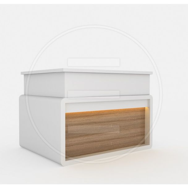 Kassadisk L-shape LED