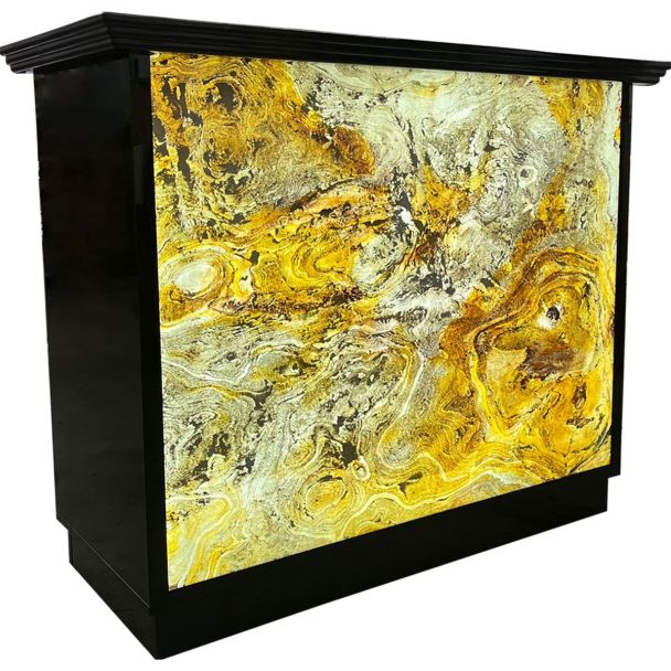 Kassadisk Stone med belysning - 140cm