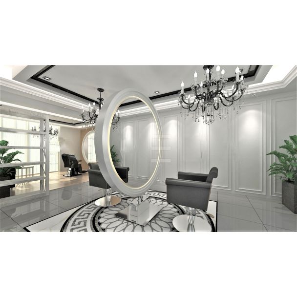 Dubbelspegel Round LED