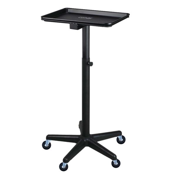 Comair färgvagn svart med gummihjul